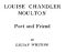 [Gutenberg 42147] • Louise Chandler Moulton, Poet and Friend